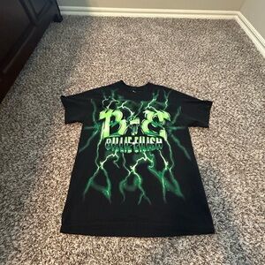 Billie Eilish Black and Green Graphic T-Shirt